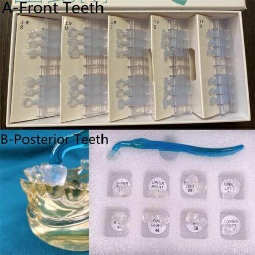 1Kit Dental Mould Composite Resin Light Cure Anterior Front Teeth Printing Fast Quick Posterior Molars Boxed