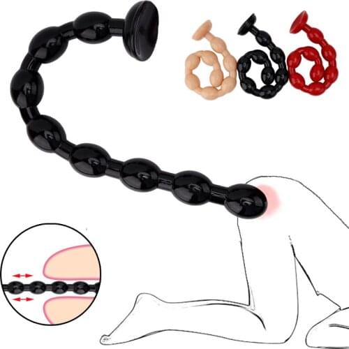 Super Long Anal Beads Anal Sex Toys for Adults Butt Plug Prostate Massager Vagina Masturbator Anus Dilator Erotic Toys for Women