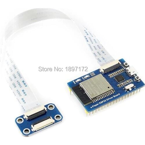 Universal e-Paper Raw Panel Driver Board, ESP32 WiFi / Bluetooth Wireless