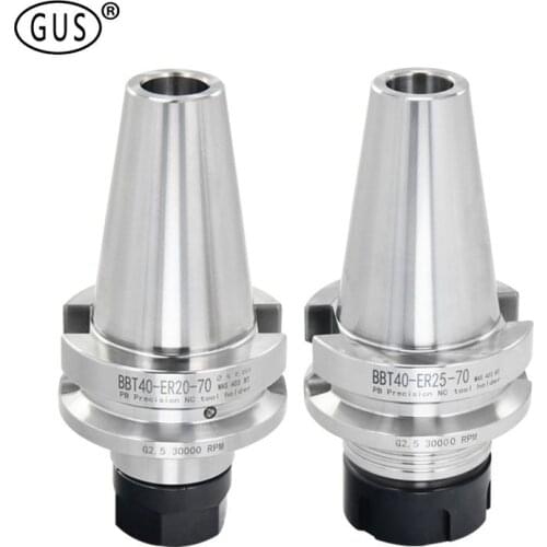 High precision 0.002 BBT30 BBT40 holder BT30 BT40 ER16 ER20 ER25 ER32 collet chuck for CNC machining center spindle tool holder