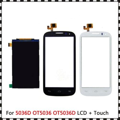 High Quality 4.5'' For Alcatel One Touch Pop C5 5036D OT5036 OT5036D Lcd Display With Touch Screen Digitizer Sensor