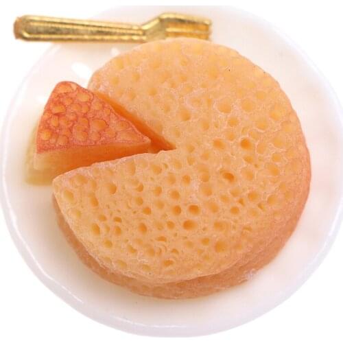 1:12 Dollhouse Miniature Food Cheese Cake set Dolls Kitchen Accessories Toys New