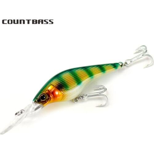 1pc Countbass Hard Bait 60mm Shad Crankbait Wobblers Jerk Your Bait Freshwater Bass Fishing Lures