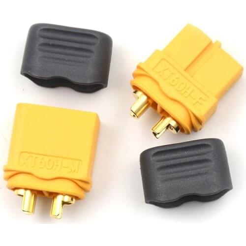 1 Male 1 Female 2pcs/set Amass XT60+ Plug Connector With Sheath Housing