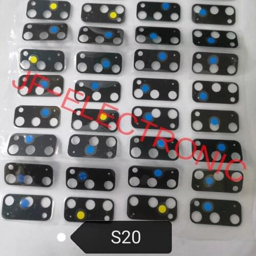 20pcs/lot New Camera Lens Replacement For Samsung Galaxy S20 plus S20+S20Ultra Rear Camera Glass Lens Cover with adhesive