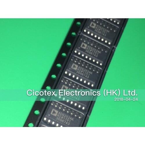 5pcs/lot ADG202AKRZ SOP16 IC SWITCH QUAD SPST 16SOIC ADG202AK RZ
