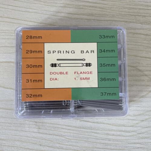 Watch accessories enlarged raw ear extra large raw ear stainless steel set 28-37mm 10 size box