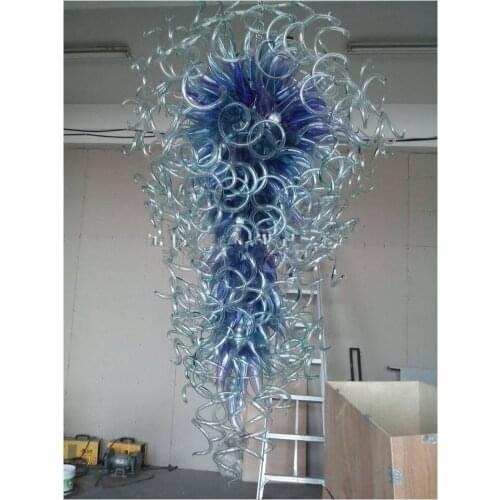 Free Shipping 100% Mouth Blown Borosilicate China Supplier Home Decor Dale Chihully Style Murano Glass Led Chandel