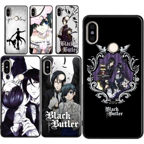 Anime Black Butler Kuroshitsuji Case For POCO X3 Coque For Redmi Note 9 Pro 8 7 8T 9S 9A 9C For Mi Note 10 Lite 9T A3
