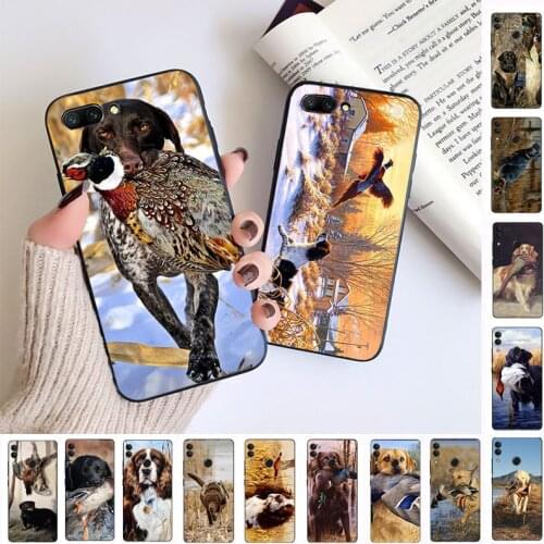 Hunting Dog High Quality Phone Case For huawei honor 10 10i 10lite 8c 8A 8X 9 9A 9lite 20 20s 20i 20lite mate20 Mobile Cases