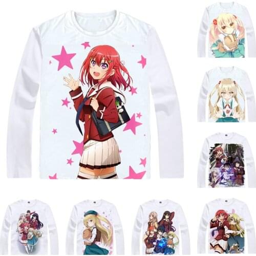 Inou Battle wa Nichijou-kei no Naka de T-Shirts Multi-style Long Sleeve Shirts Supernatural Battles Chifuyu Himeki Cosplay Shirt