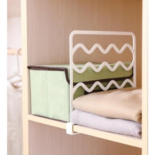 Creative Closet Shelf Dividers Wardrobe Partition Shelves Divider Clothes Wire Shelving Storage Organizer High Quality Home