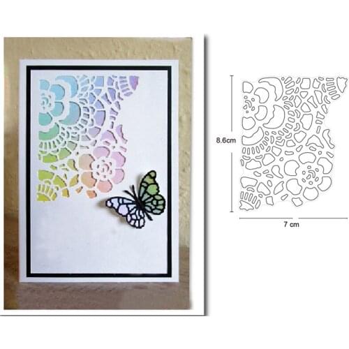 Metal Cutting Dies hollow corner frame 2020 new arrival craft Stencil For DIY Scrapbooking Paper/photo Cards Embossing Dies