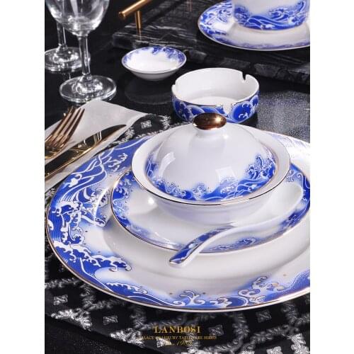 Golden Penh Sea Cucumber, Birds Nest, Sharks Fin and Abalone Cup Dessert Ceramic Stew Cup with Cover Hotel Tableware Stew a So