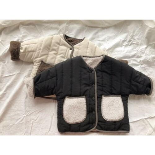 1 2 3 4 5 6 Years Toddler Baby Coats Thicken Plus Velvet Boys Coats Winter Girls Jackets 2019 Warm Kids Clothing Down Snow Wear