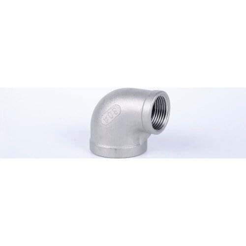 304 Stainless Steel Reducing Elbow 90 Degree, 3" BSPT to 2" BSPT Thread Female x Female-Pipe Fitting