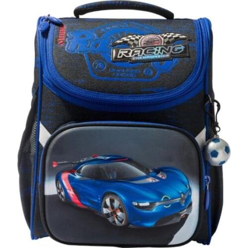 School bag for boys New hot sale cartoon car school bag orthopedic backpack Large capacity school bag primary grade 1-5