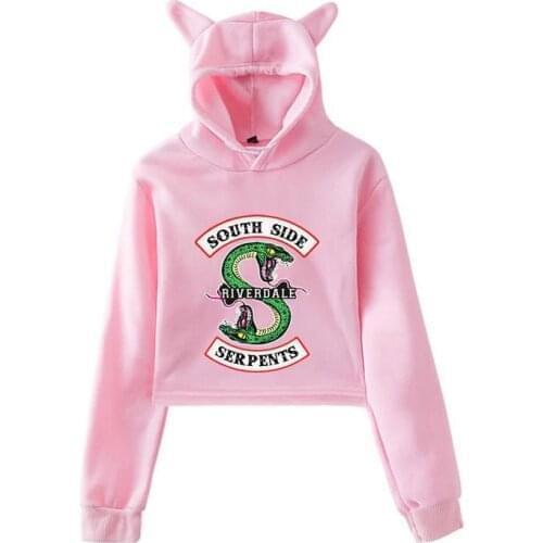 South Side Serpents Riverdale Printing Streetwear Harajuku Fashion Hoodie Sweatshirt Sudadera Mujer Hoodies Women