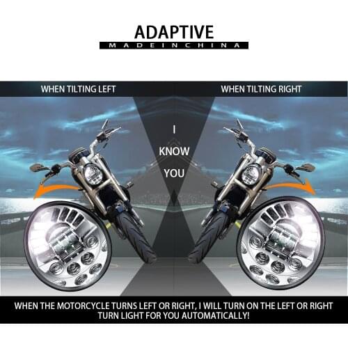 DOT E9 Mark LED Headlight Moto For motorcycles Vrod V Rod V-ROD VRSC VRSCDX VRSCA 02-17 motorcycles V Rod Headlight