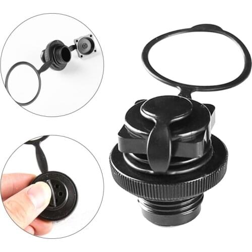 2pcs Dinghy Raft Screw Valve Cover Inflatable Boat Kayak Air Bed Nozzle Cap Plug for Outdoor Watering Playing Supply