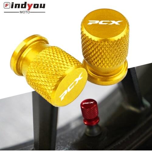 Motorcycle Aluminum Wheel Tire Valve Stem caps Airtight Covers For Honda PCX125 PCX150 PCX 125 PCX 150 all year 2017 2018 2019
