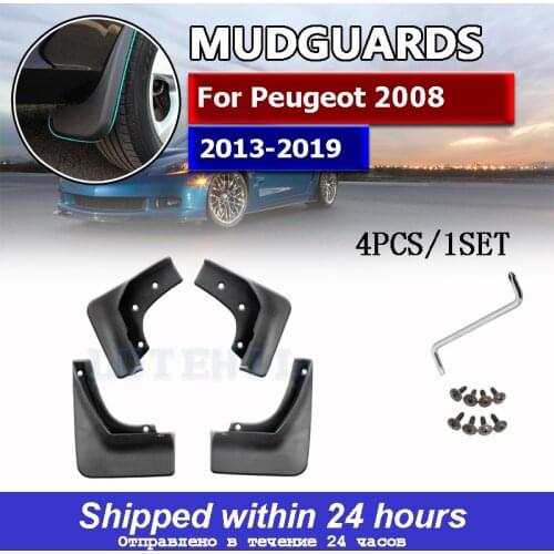 Car Mud Flaps Splash Guards Auto Mudguards Fender Mudflaps Accessories For Peugeot 2008 2013 - 2019