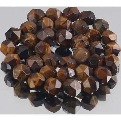 AAA Natural Faceted Yellow Tiger Eye Stone Beads for Jewelry Making DIY Bracelet Necklace Loose Spacer Beads Strand 15" 6/8/10mm