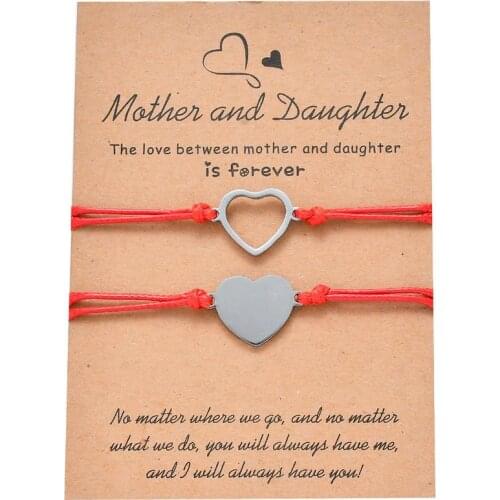Mother and Daughter Wish Bracelets, Mother and Daughter Set, Mother Gift, Daughter Gift, Bracelets Gift