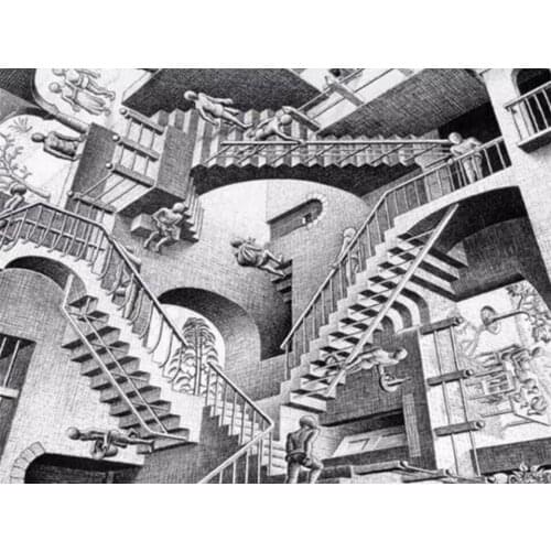 Crystal Mosaic Diamond Painting Full Square Drill Black And White House Diamond Embroidery Abstract Landscape Modular Pictures