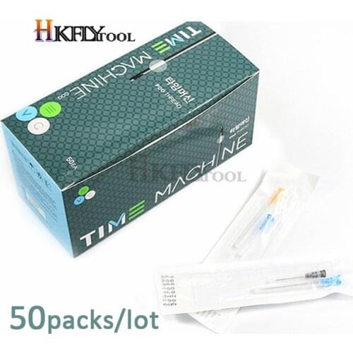 Korea Blunt needle Needle Tips 21G/22G/23G/25G/27G/30G Plain Ends Notched Endo needle tip Syringe 50packs Tool Parts