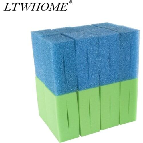 LTWHOME Oase Biotec Screenmatic 18 & 36 Replacment Pond Blue Coarse and Green Fine Foam Filter Sponge