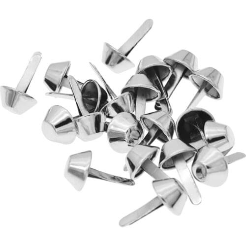 ZENTEII Metal Craft Purse Feet Rivet Studs Pierced For Purse Handbag Punk Rock Rivet Bag Leather Washer Nailheads DIY Accessory