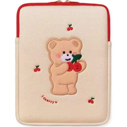 Fashion cute cartoon ipad pouch 9.7 10.2 10.5 10.8 10.9 pro 11 inch air4 tablet protective sleeve case inner liner bag