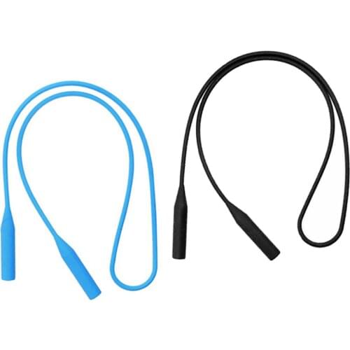 Pack of 2pcs Anti Slip Elastic Eyeglass Strap Rope Silicone Glasses Holder Band Cord, Keep Eyewear Secure