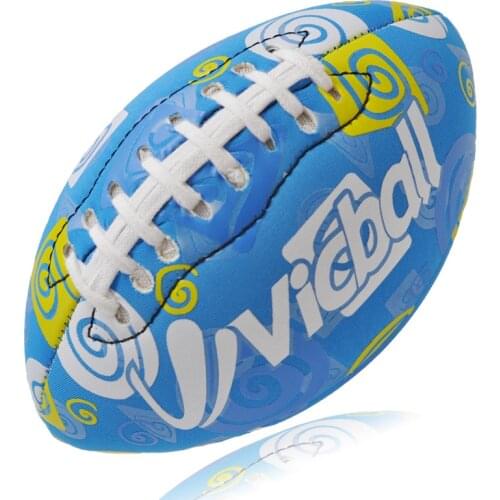 Inflatable Football Rubber Ball Rugby Kids Outdoor Sports Training