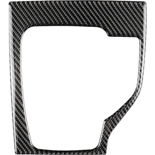 Car Decoration Carbon Fiber Left Gear Shift Panel Sticker for Mazda3 Axela Car Exterior Accessories