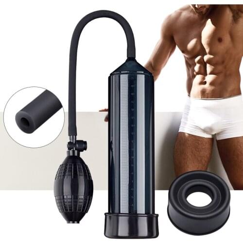 Effective Penis Pump Enlargement Vacuum Dick Extender Men Sex Toy Increase Length Enlarger Male Train Erotic Adult Sexy Product
