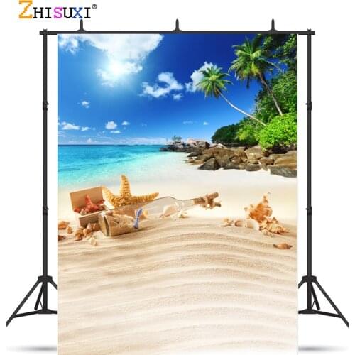 Natural Scenery Photography Background Forest Beach Landscape Travel Photo Backdrops Studio Props 21622 SLFJ-02