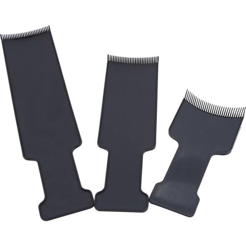 Professional Fashion Hairdressing Hair Applicator Brush Dispensing Salon Hair Coloring Dyeing Pick Color Board Hair Styling Tool