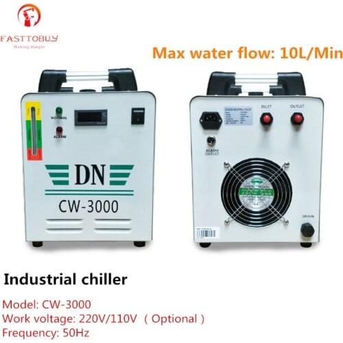 220V/110V Industrial Water Chiller 3KW 10L/Min for Laser Engaving Machine Spindle UV Light LED Solidify Equipment