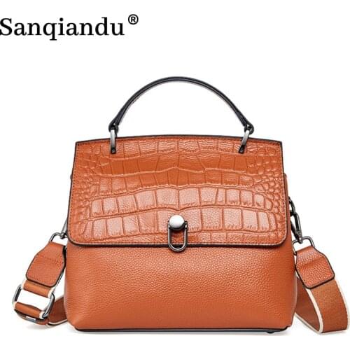 Luxury Women Brand Handbags High Quality Genuine Leather Messenger Bag for Female Tote Vintage Crossbody Bag Women Shoulder Bags