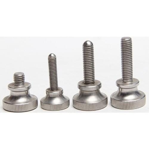 GB834 M2 M2.5 M3 M4 M5 M6 Stainless Steel 304 Knurling Head Knurled Thumb Screw Hand Tighten Curtain Wall Glass Lock Screws