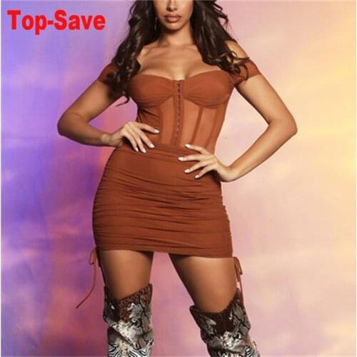 Летние платья с открытыми плечами Top-Save China At AliExpress