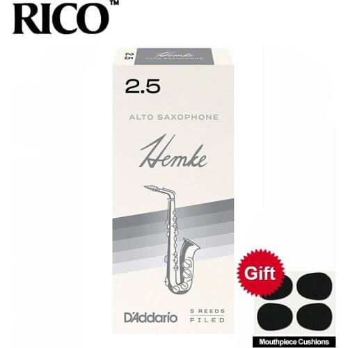 RICO Hemke Alto Sax Reeds / Saxophone Alto Eb Reeds Strength 2.5#, 3# Box of 5