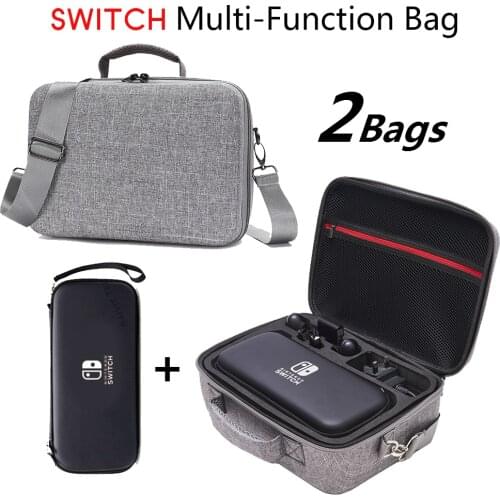 Scratch-proof Big Capacity Zipper EVA Hard Carrying Storage Bag Shoulder Case Shell for Switch Console Travel Protective Cover