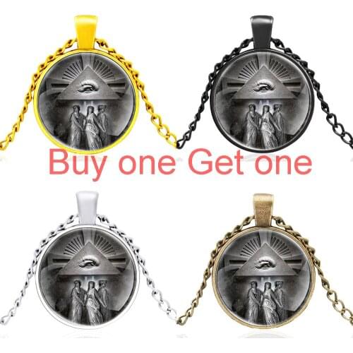 Vintag Glass Dome Black Necklace Men Women Charm Pendant Jewelry Accessories Gift