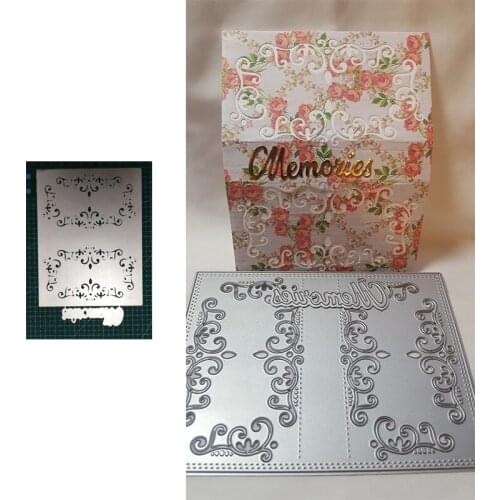 Vintage Mini Album Cove Plate Metal Cutting Dies DIY Scrapbooking Embossing Paper Cards Album Making Crafts Supplies New 2019