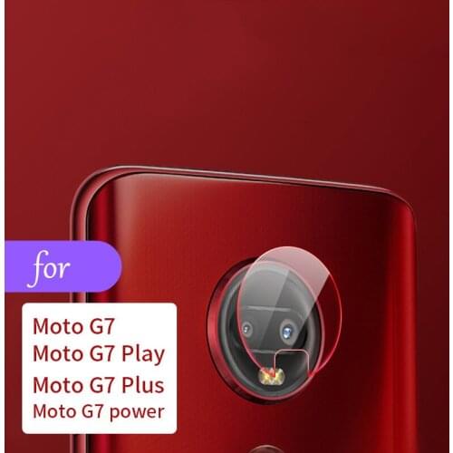 2PCS Camera Lens Tempered Glass for Motorola G7 Plus Power Play Back Camera Lens Screen Protector for G7 Plus Power Film