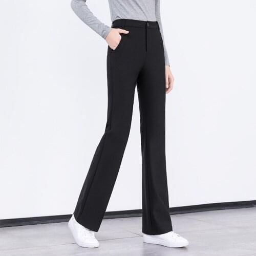 Women Solid color Long pants Flare Pants & Capris RG 20508