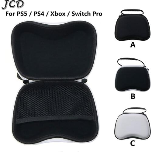 JCD EVA Hard Gamepad Carry Case For PS5/Xbox One 360/PS4 Protective Bag For Nintendo Switch Pro/PS3/Xbox Series X Gamepad